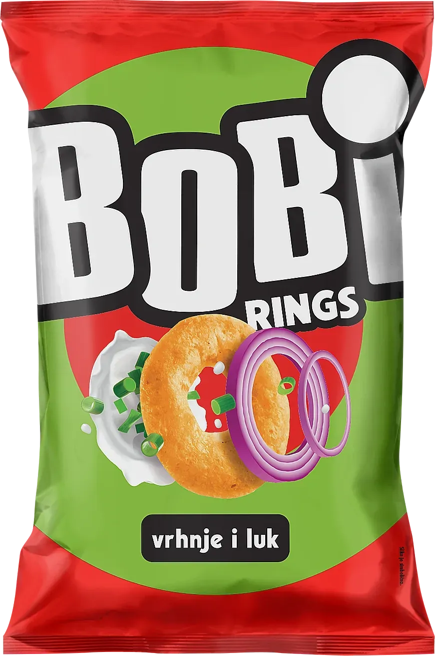 Bobi rings sour cream & onion